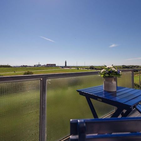 Deichknutt Himmel - Mit Hafen Und Meerblick Juist Eksteriør billede