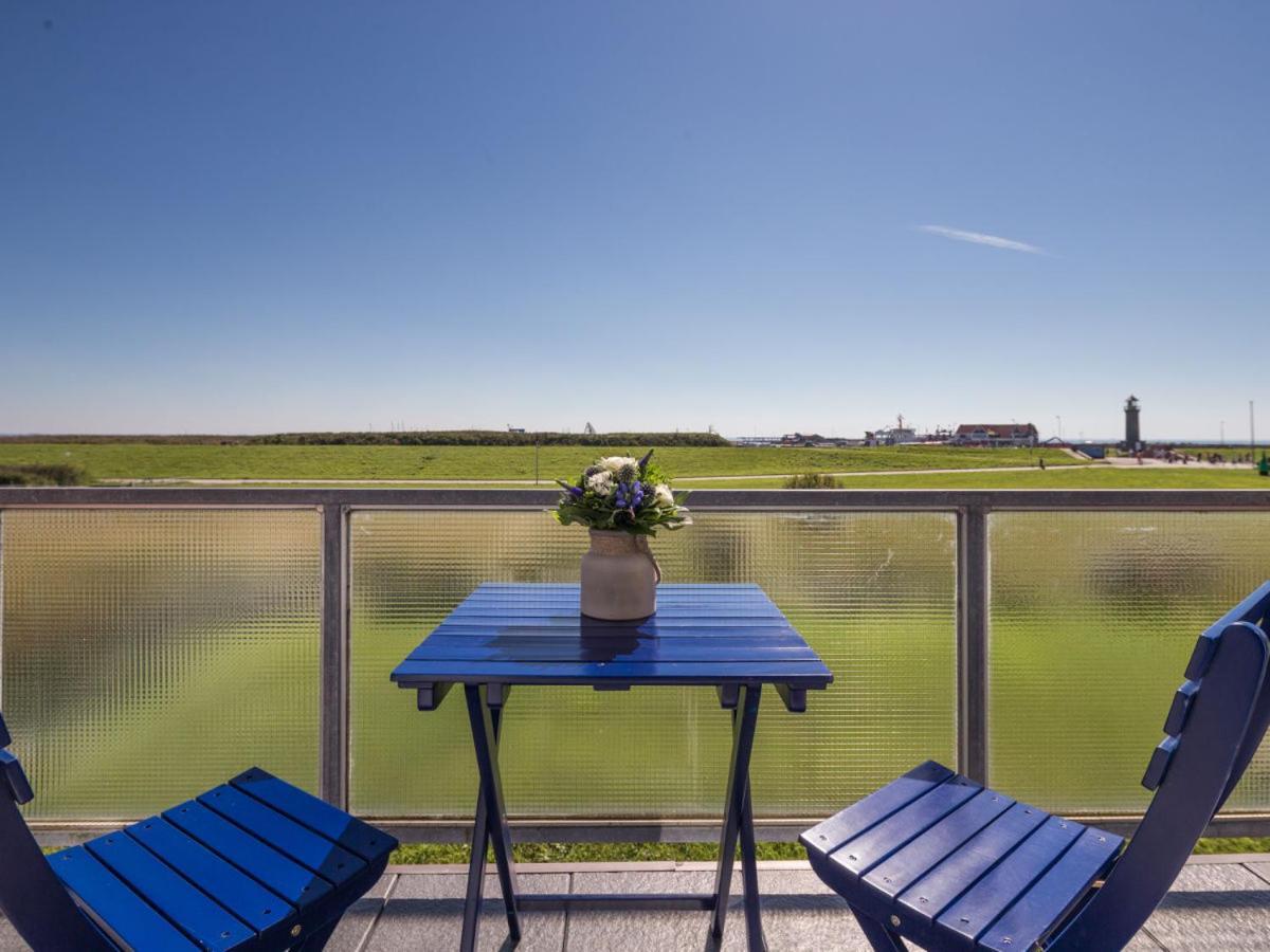 Deichknutt Himmel - Mit Hafen Und Meerblick Juist Eksteriør billede
